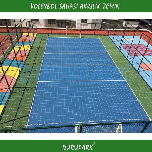 Voleybol Sahası Akrilik Zemin